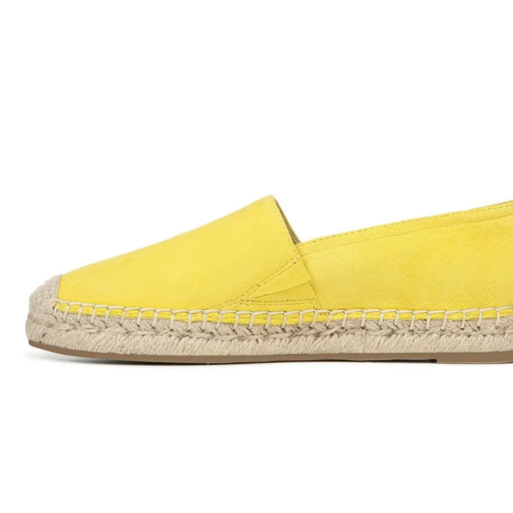 Sam Edelman Khloe Slip-On Espadrille in Lemon Zest